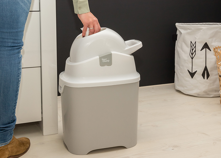 Basurero para pañales sin olor - Gris