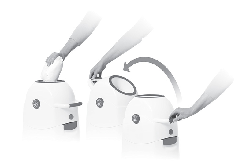 Basurero para pañales Institucional